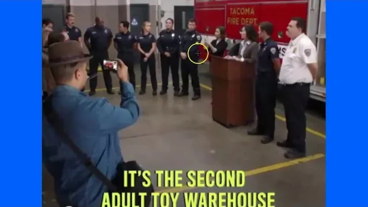 Fire Truck People Play Joke On Sign Language Interpreter - No Firemen Were Hurt In This Video