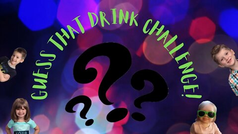 Guess That Drink Challenge | Krazy Kidz Creations