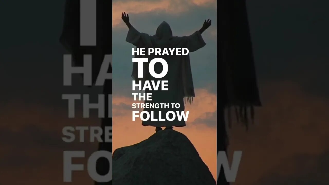 Jesus Prayed to Have the STRENGTH to Follow God's Will ✝️ 🙏