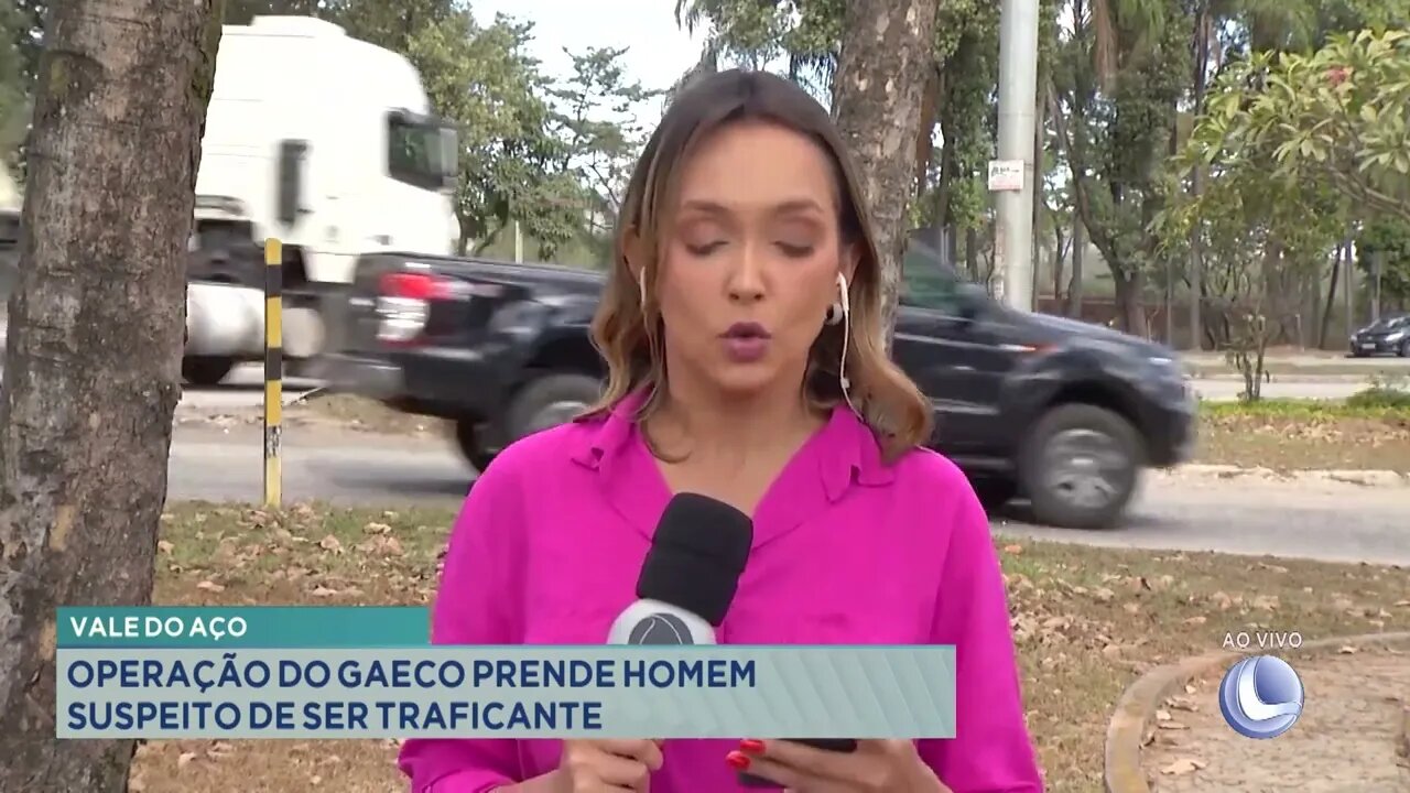 Vale Aço: operação do GAECO prende homem suspeito de ser traficante