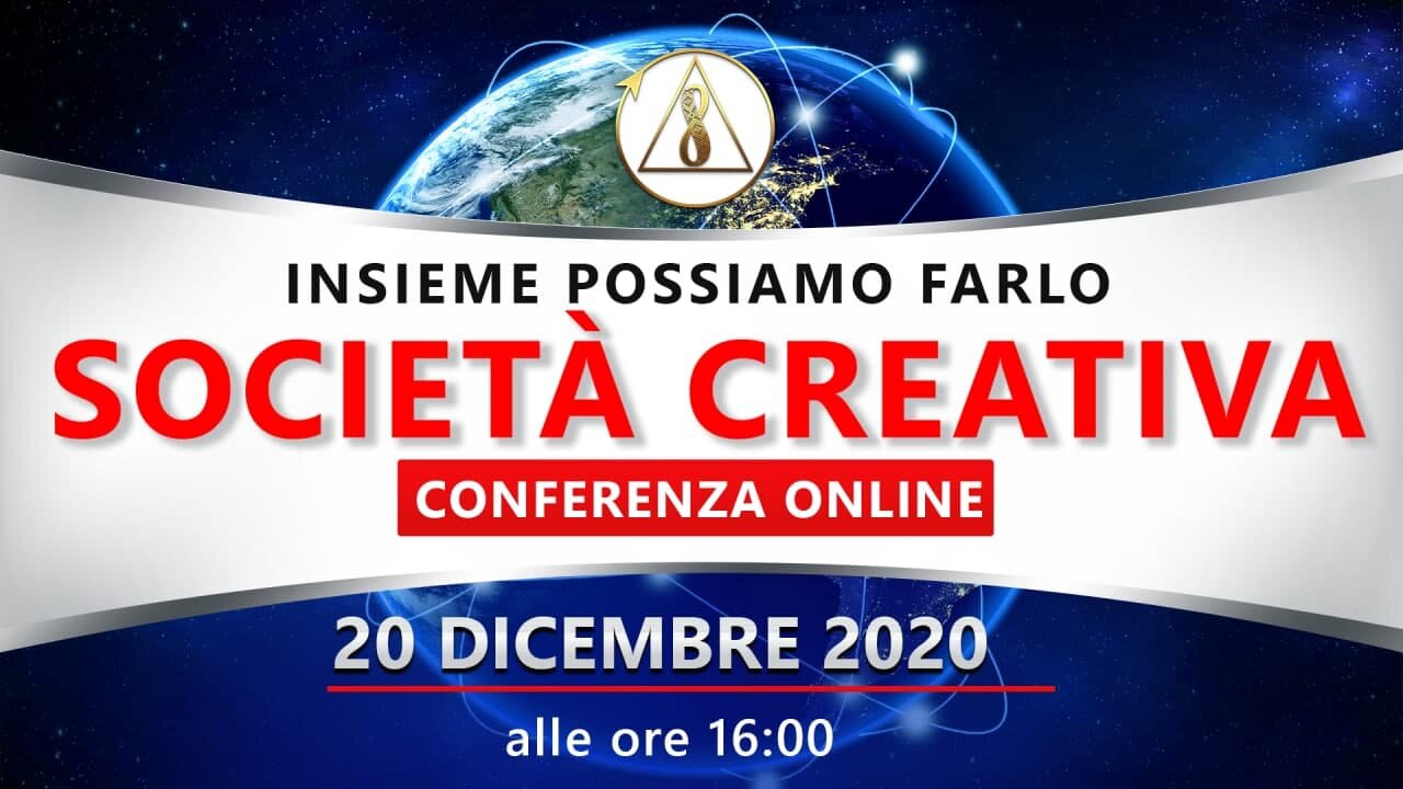 Società Creativa. Insieme possiamo farlo | Conferenza online internazionale