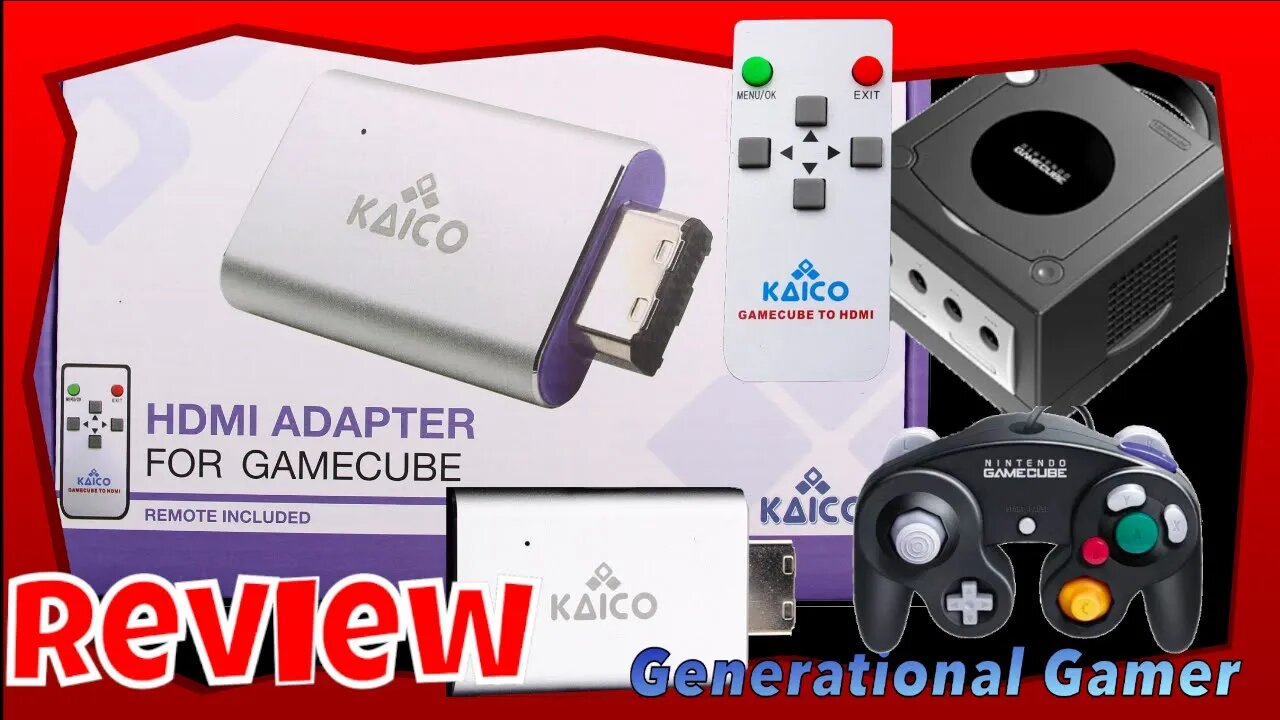 Kaico Labs HDMI Cable For GameCube - Reviewed and Compared To Carby (Mario Kart and F-Zero GX)