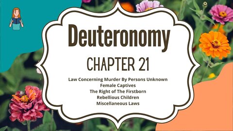 Deuteronomy Chapter 21 | NRSV Bible Reading