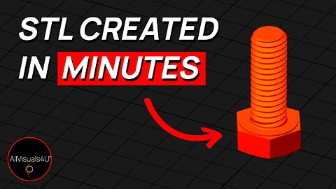 🔩 Create 3D Printable Threads In Minutes - 3D Printing Fasteners - 3D Printing Threads