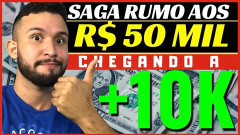 RUMO AOS R$50 MIL - Cheguei aos meus primeiros 10K em patrimônio😱(1º APORTE AGOSTO)