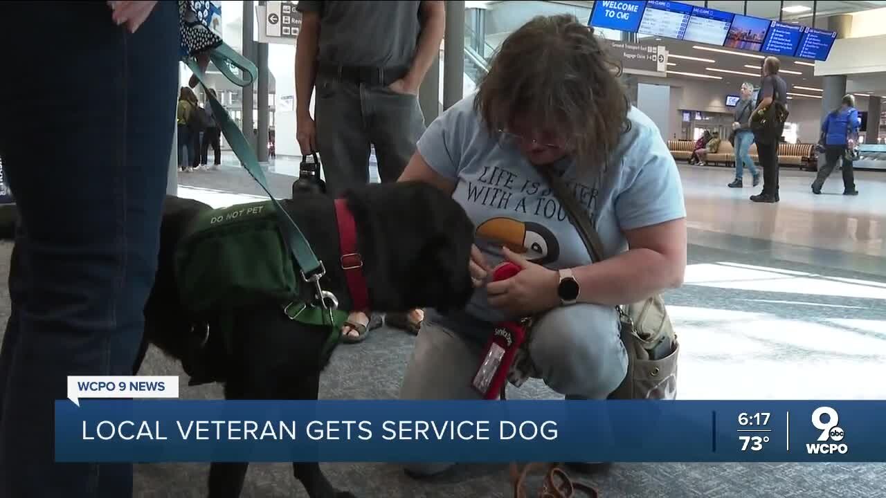 Veteran exposed to Agent Orange, mustard gas gets service dog