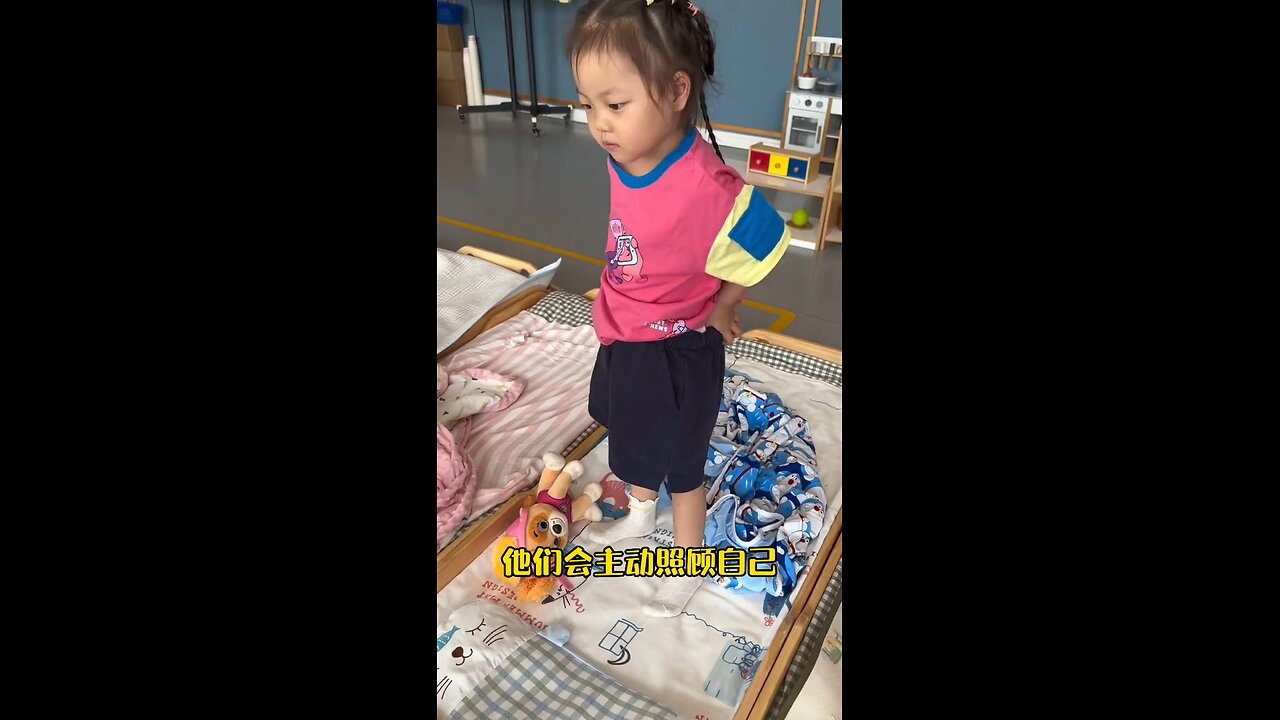 A different kindergarten education in China: They learn all the work that needs to be done in a home