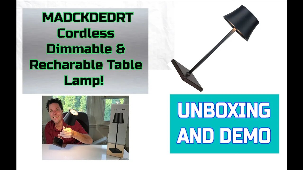 Awesome Cordless Rechargeable Table Lamp By MADCKDEDRT