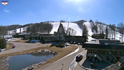 Boyne Highlands & Clock Tower with Comet looking oject hedding to the 2 glowing objects in sky