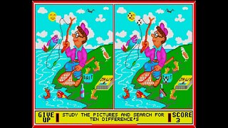 Atari ST Games - Spot The Difference