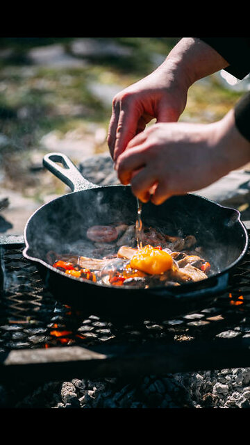 How to Forest Donuts cooking // primitive cooking Survival skills // Cooking in nature