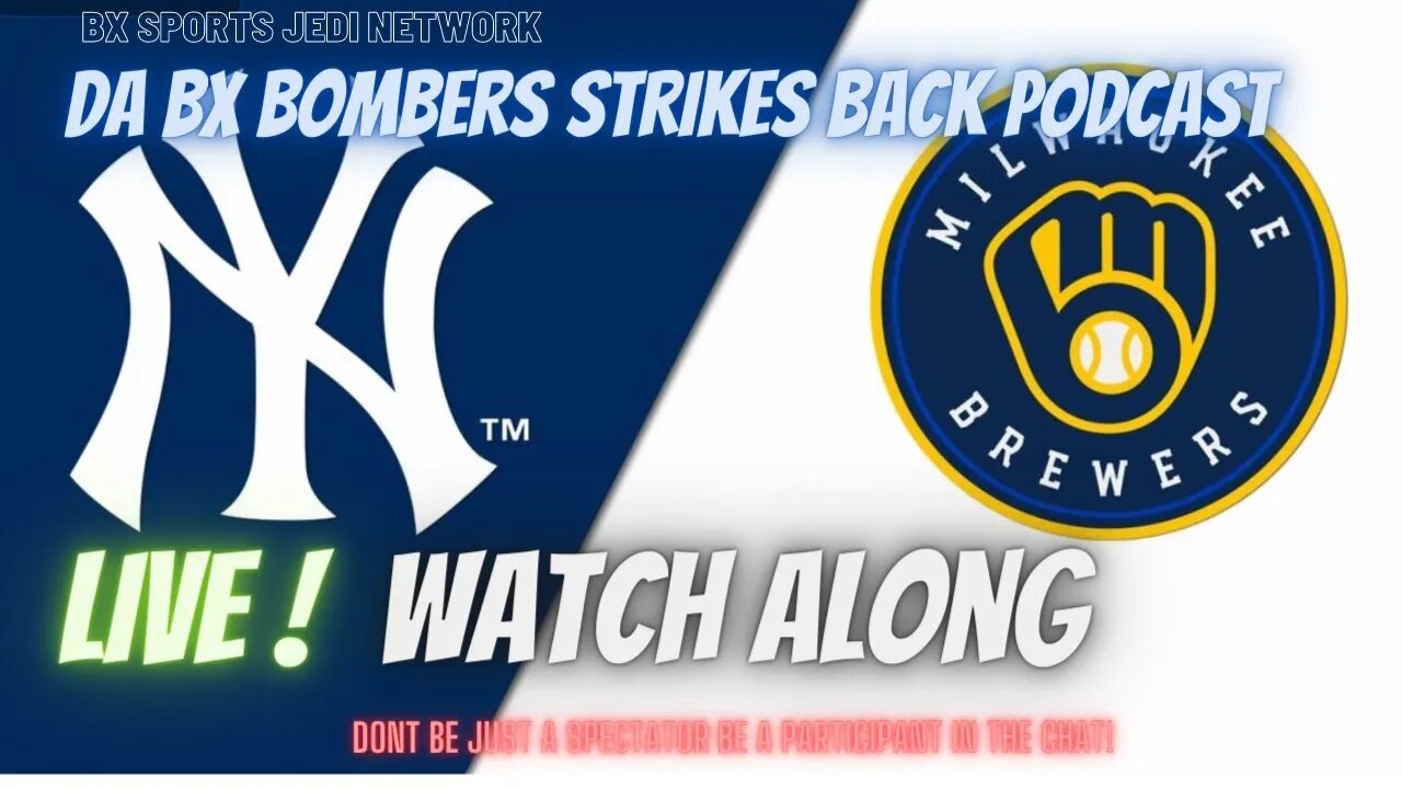 ⚾BASEBALL: NEW YORK YANKEES VS Milwaukee Brewers LIVES WATCH ALONG AND PLAY BY PLAY