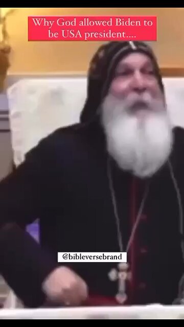 Orthodox Eastern Priest preached why Biden “won” the 2020 election