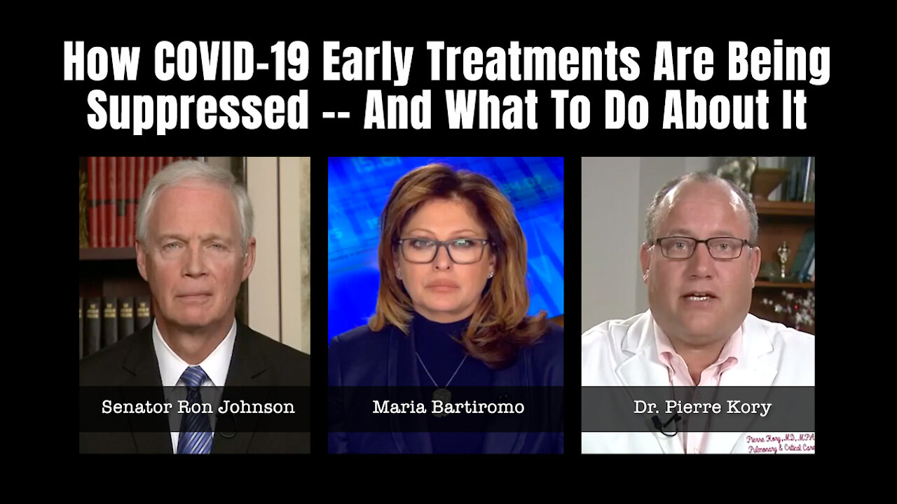 How COVID-19 Early Treatments Are Being Suppressed -- And What To Do About It