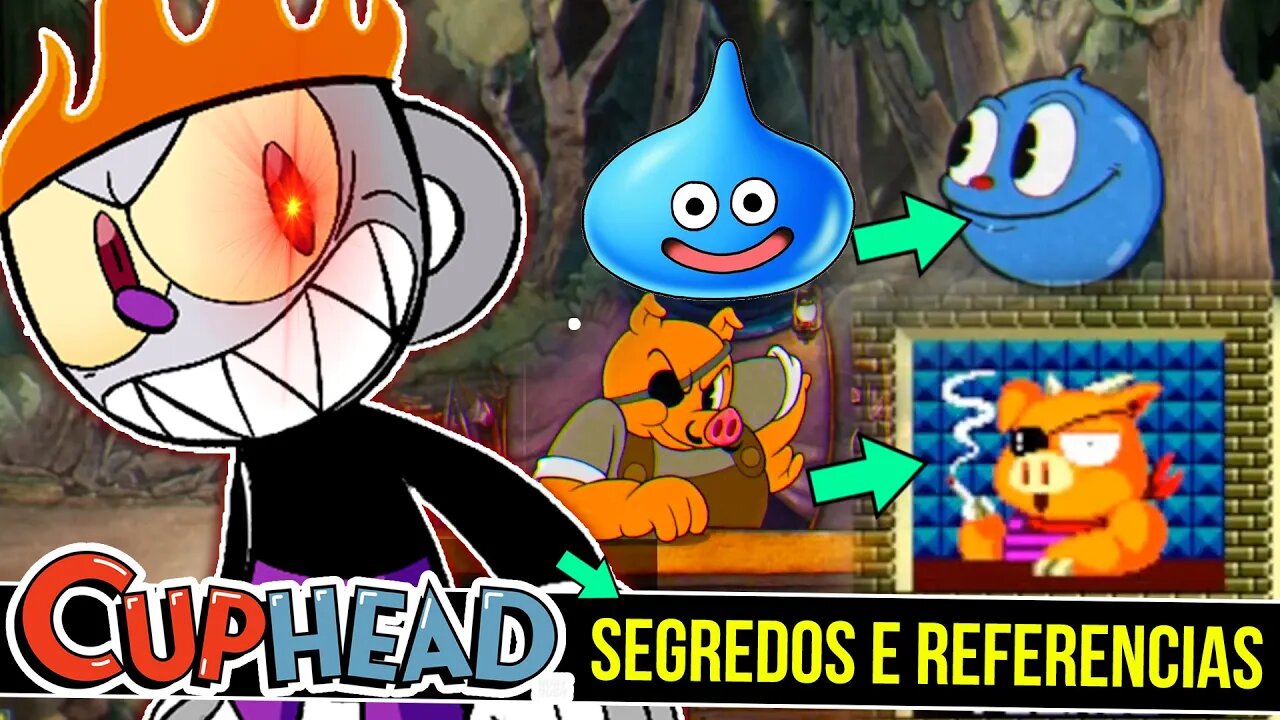 Segredos e Referencias no Cuphead #shorts