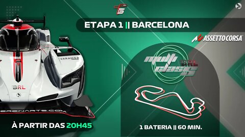 BRL MULTICLASS 2022 - 1ª Etapa Temporada 5 - BARCELONA - ASSETTO CORSA