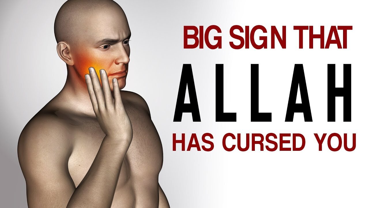 BIG SIGN ALLAH HAS CURSED YOU RIGHT NOW