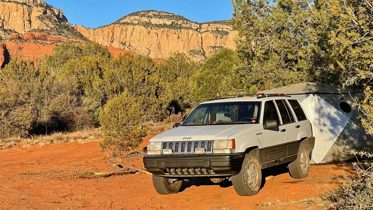 Can you Overland in a STOCK Vehicle? Jeep Camping in Sedona