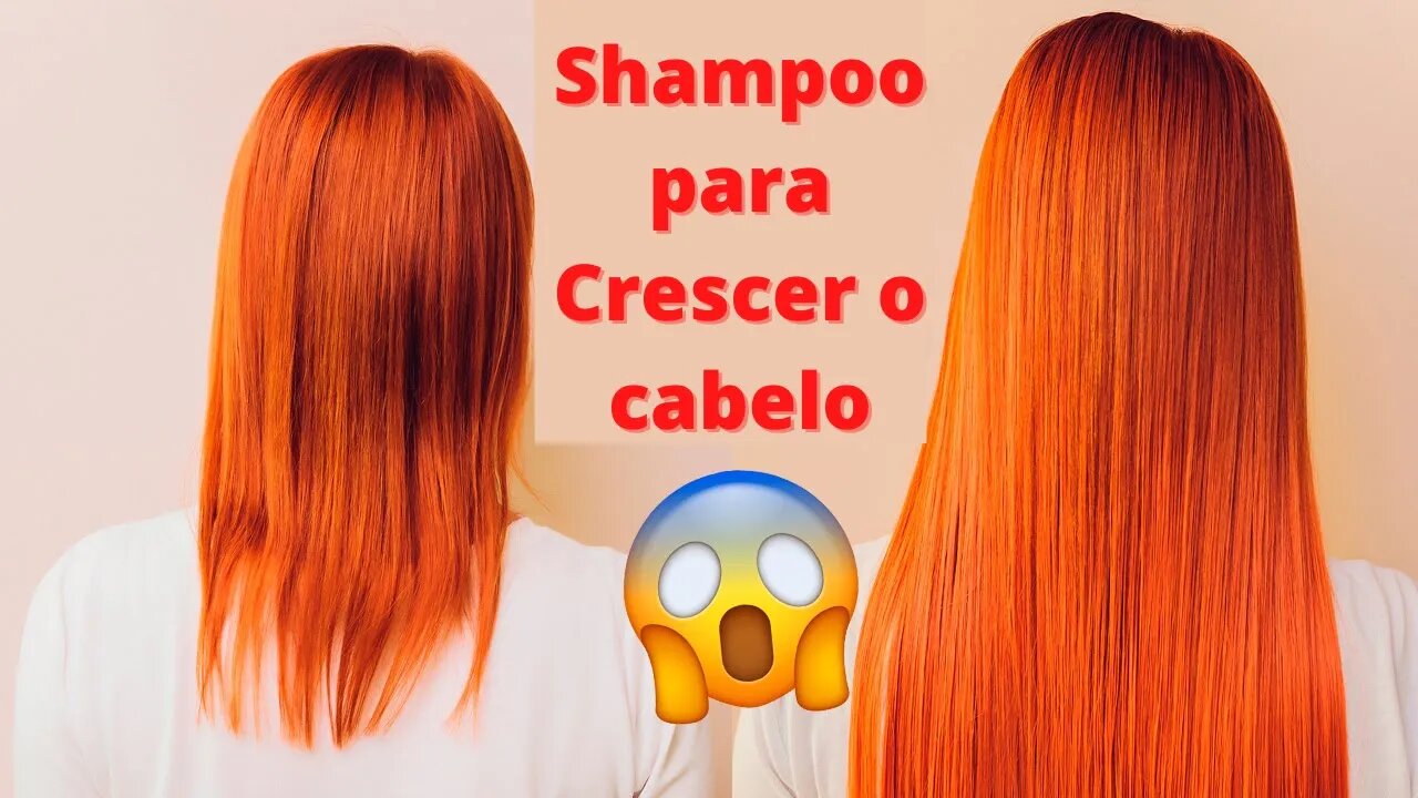 O MELHOR SHAMPOO NATURAL PARA CRESCER CABELO MAIS RÁPIDO