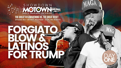 Forgiato Blow & Latinos for Trump | Forgiato Blow & Latinos for Trump Sing At ReAwaken America Tour Detroit, Michigan! Join Navarro, Flynn, Eric Trump & Team America At Oct 18-19 Selma, NC ReAwaken! Request Tix Via Text 918-851-0102