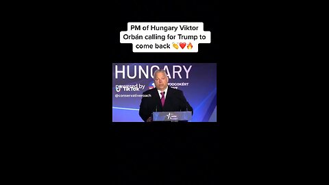 President of Hungry asking Trump to come back