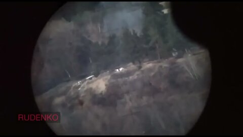 The Russians are destroying the enemy's dugout in the Slavic direction