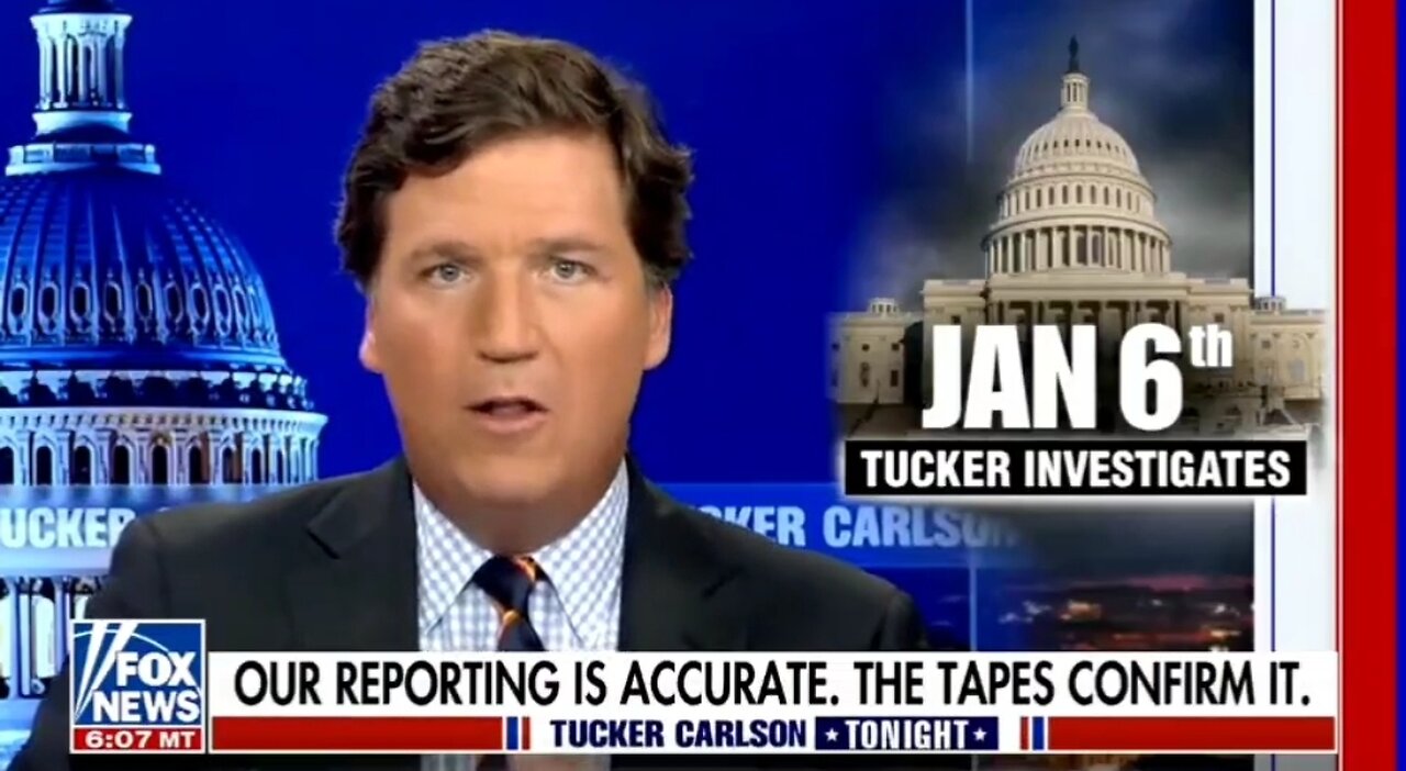 Tucker Rips Schumer, McConnell Calling for Censorship Of J6 Video