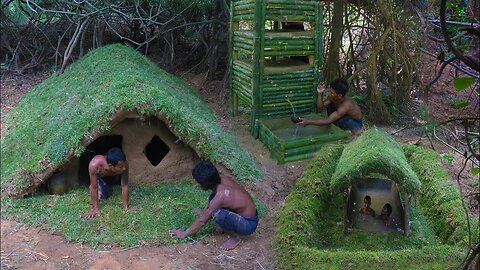 Building The Most Amazing Underground Hobbit House and Water Tube