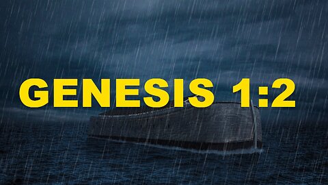 It provides further context for the creation account. Here is Genesis 1:2