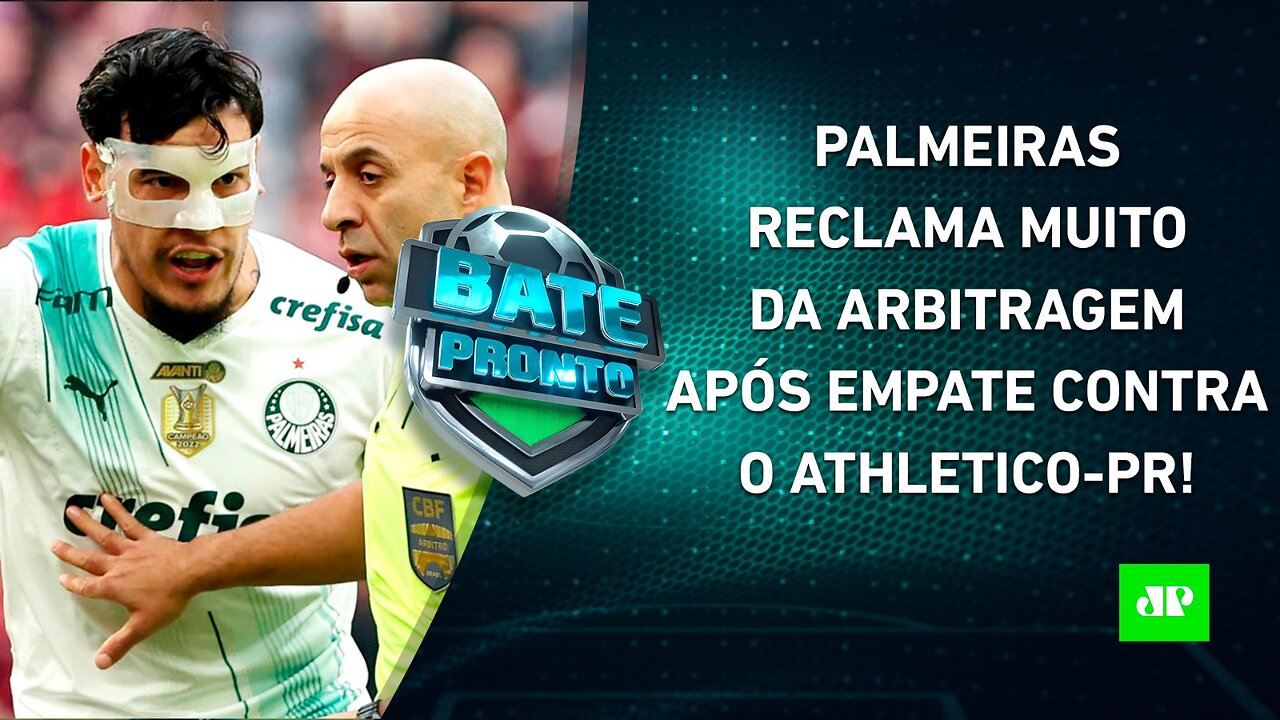 Palmeiras SE REVOLTA com a ARBITRAGEM após EMPATE; Flamengo tem BATE-BOCA no VESTIÁRIO | BATE PRONTO