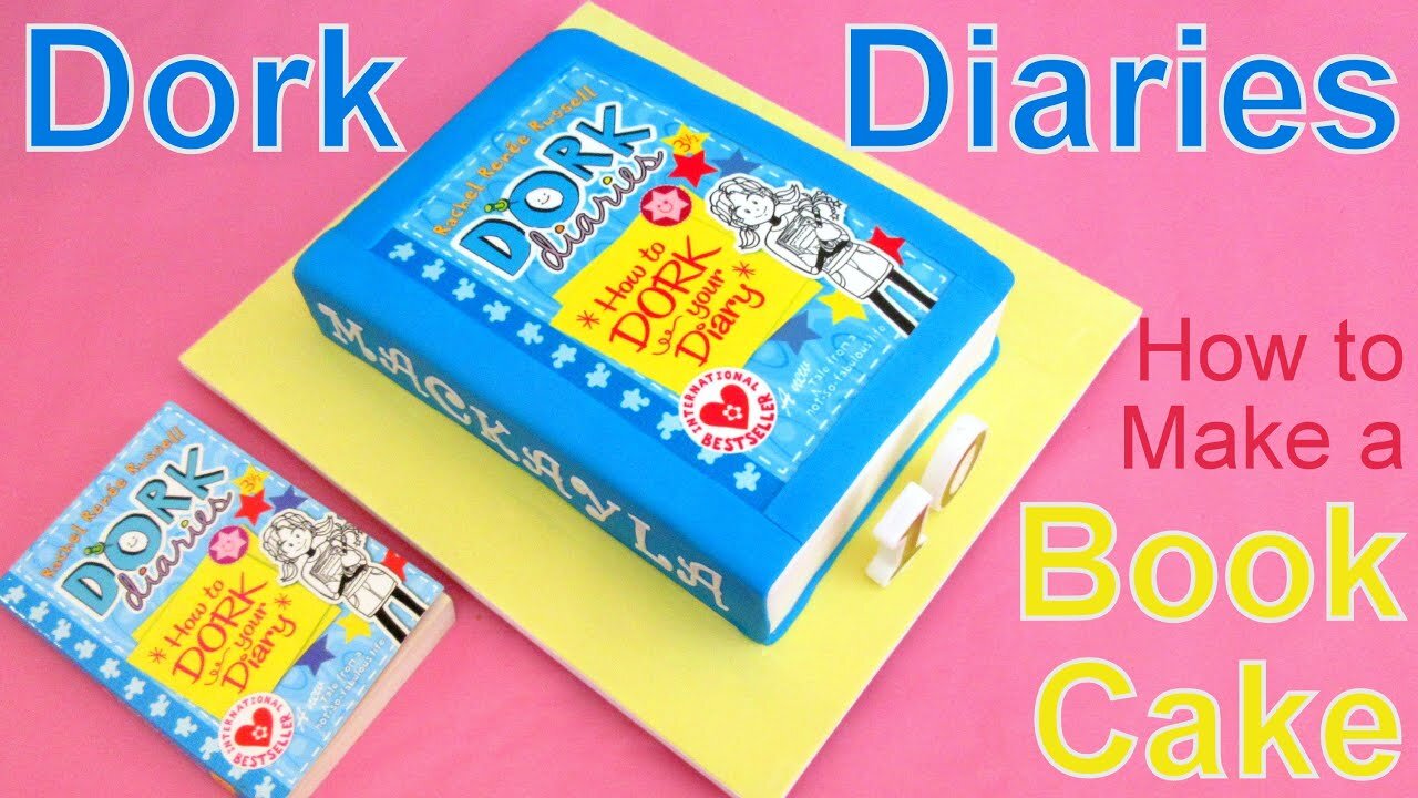 Copycat Recipes Dork Diaries Book Cake How to - Back to School Cake Cook Recipes food Recipes