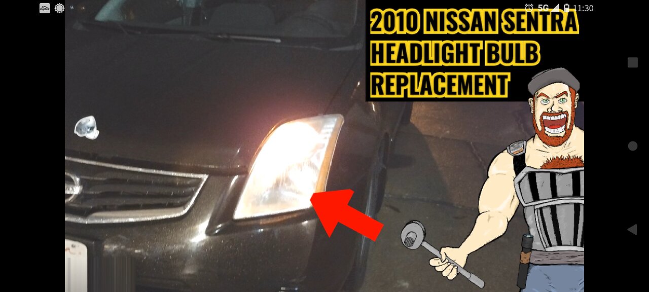 2010 NISSAN SENTRA HEADLIGHT BULB REPLACEMENT TUTORIAL