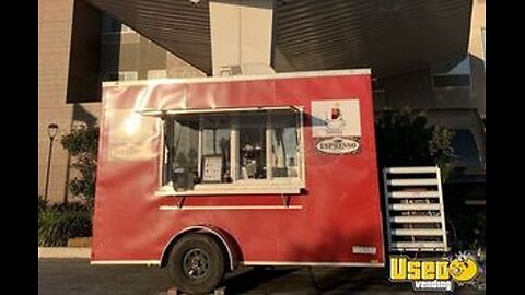 TURNKEY - 2022 7' x 14' Anvil Coffee Concession Trailer | Mobile Beverage Unit for Sale in Texas!