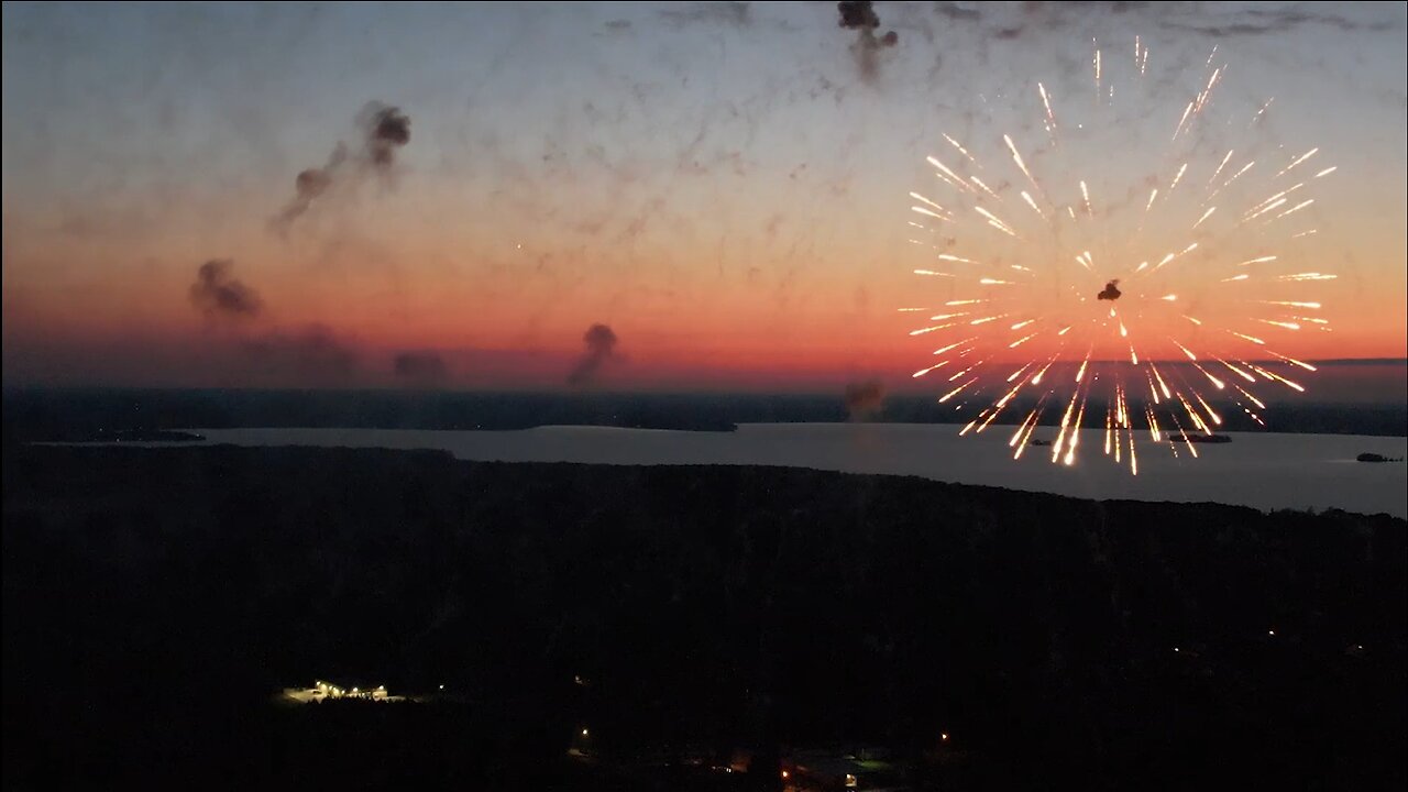 Curtis, Michigan 50th Anniversary Fireworks & Evening Flyby 2023