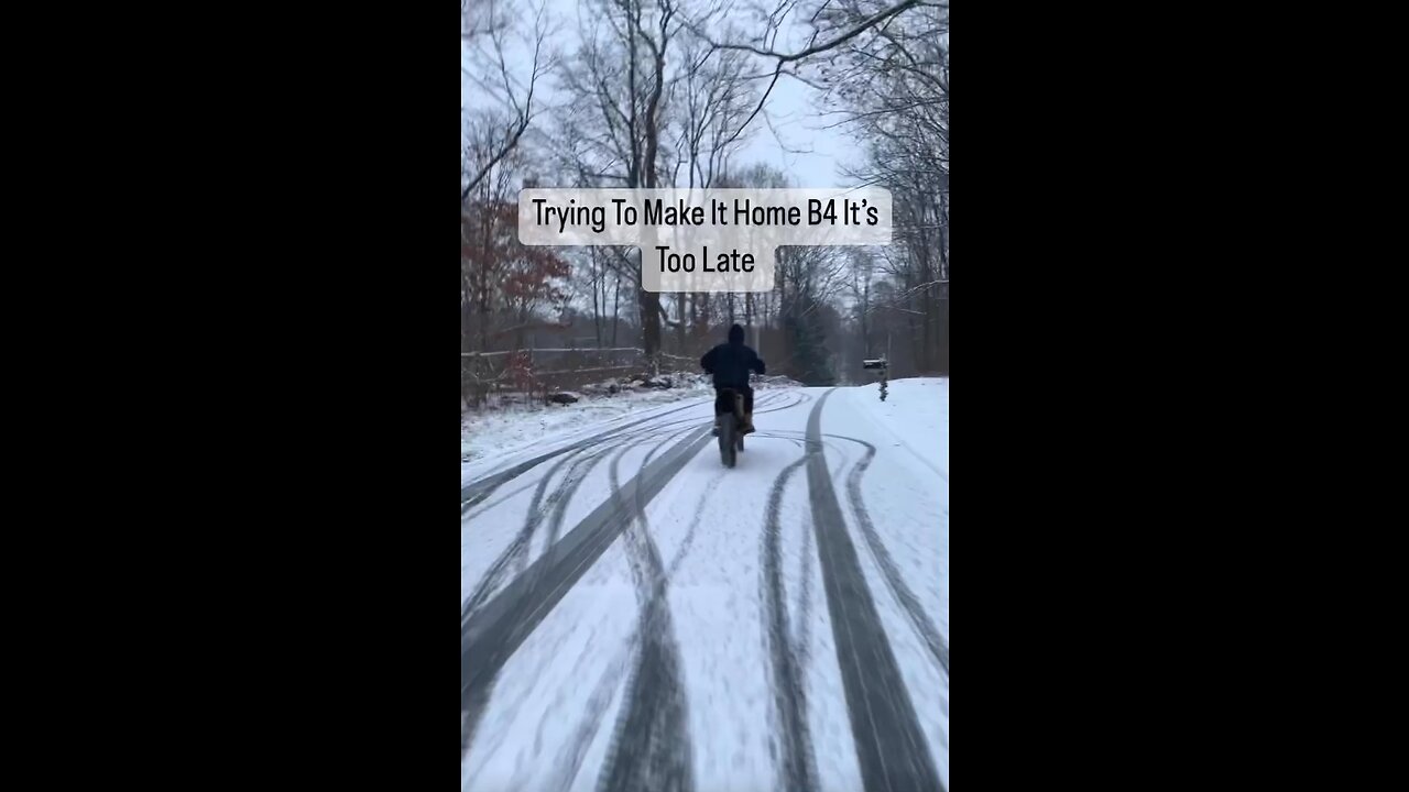 Snow getting bad