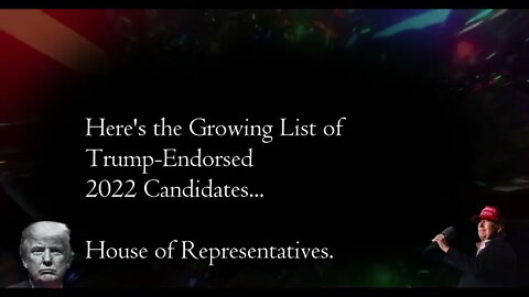 List of Trump Endorsed 2022 Candidates