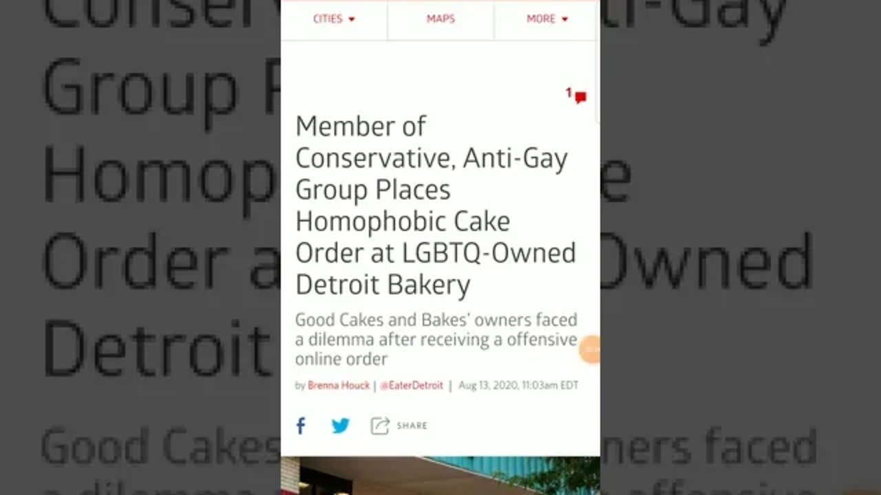 LGBT BAKERY REFUSES TO BAKE CHRISTIAN CAKE!