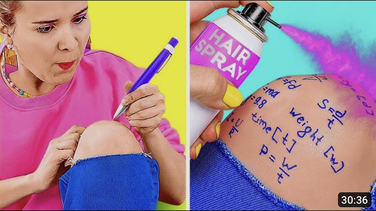 COOL SNEAKY SCHOOL HACKS || Secret And Smart Tricks To Survive School By The Creative videos