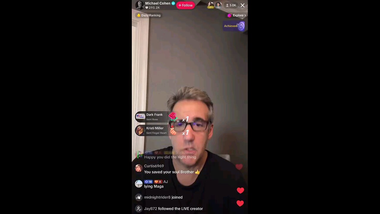The rat grifter is doing his TikTok live tonight