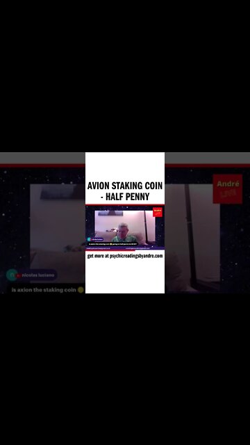 Avion staking coin - half penny