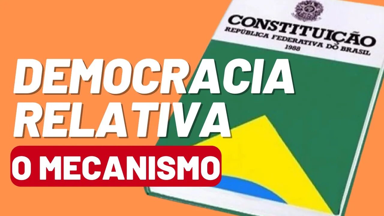 Democracia relativa. A carta do mecanismo.