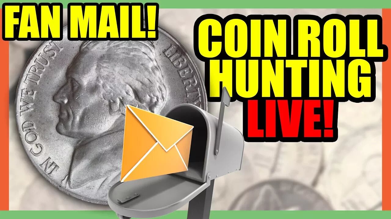 🔴 GUESS WHOSE BACK!! COIN ROLL HUNTING AND OPENING FAN MAIL!!