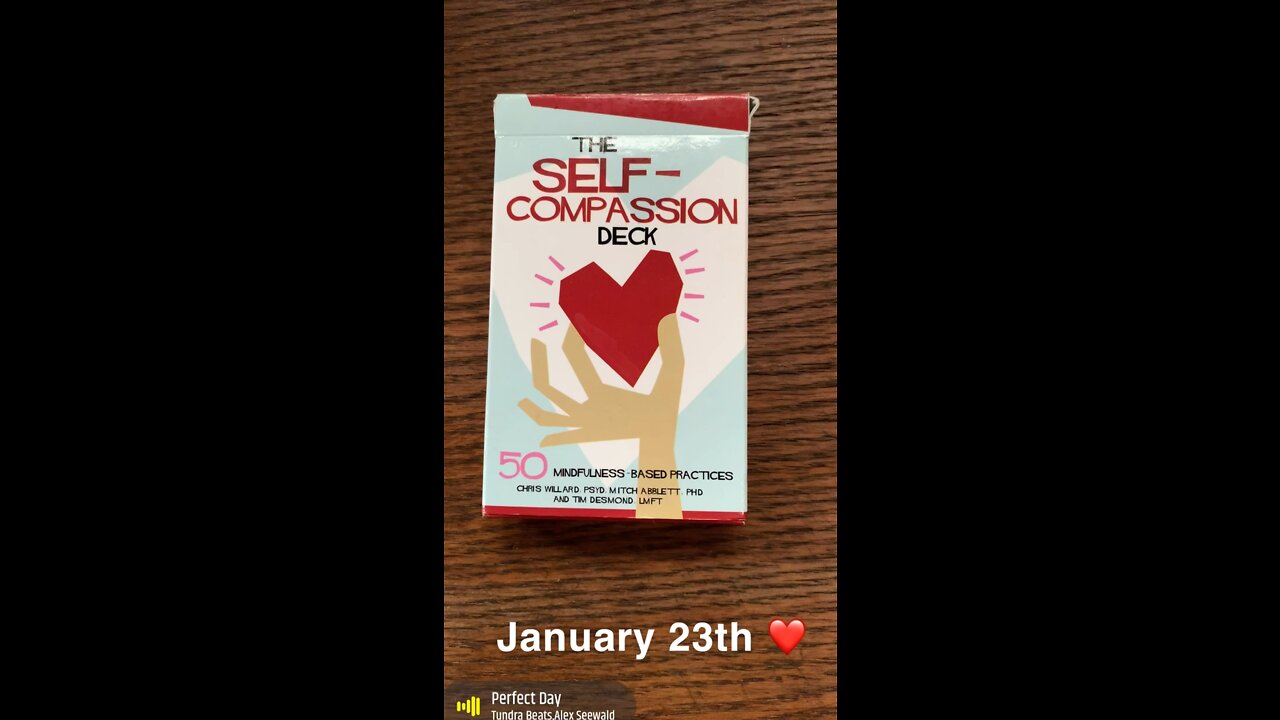 January 23rd oracle card: me first