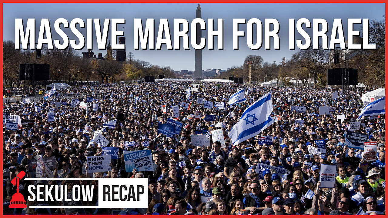 Massive March in DC Standing for Israel