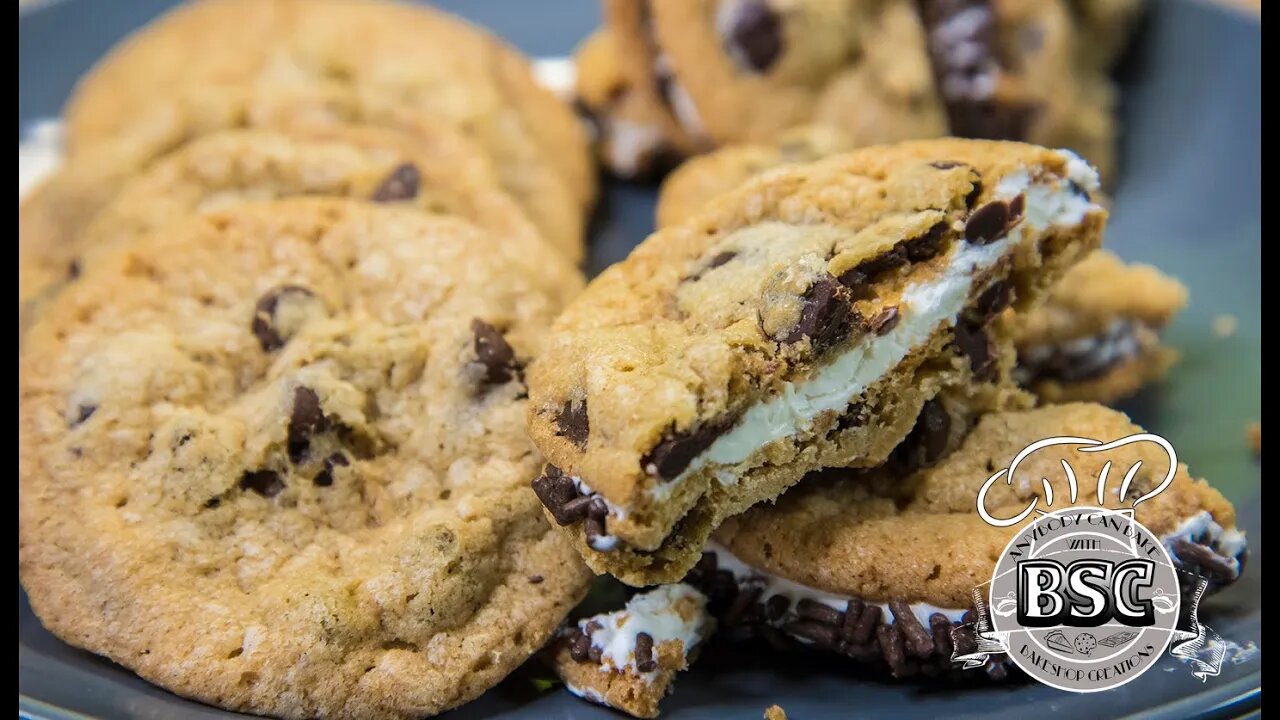 No Egg Cookies. Chocolate Chip Cookies and Easy Cookies n Creme Frozen Sandwich (മലയാളം)