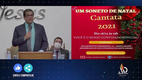 Culto da Família - Pr. Jair Rodrigues (28-11-21) - ADI Santo Amaro