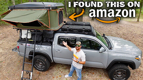 BEST & CHEAPEST Rooftop Tent EVER ! Truck Camper Build NEW Addition 2024