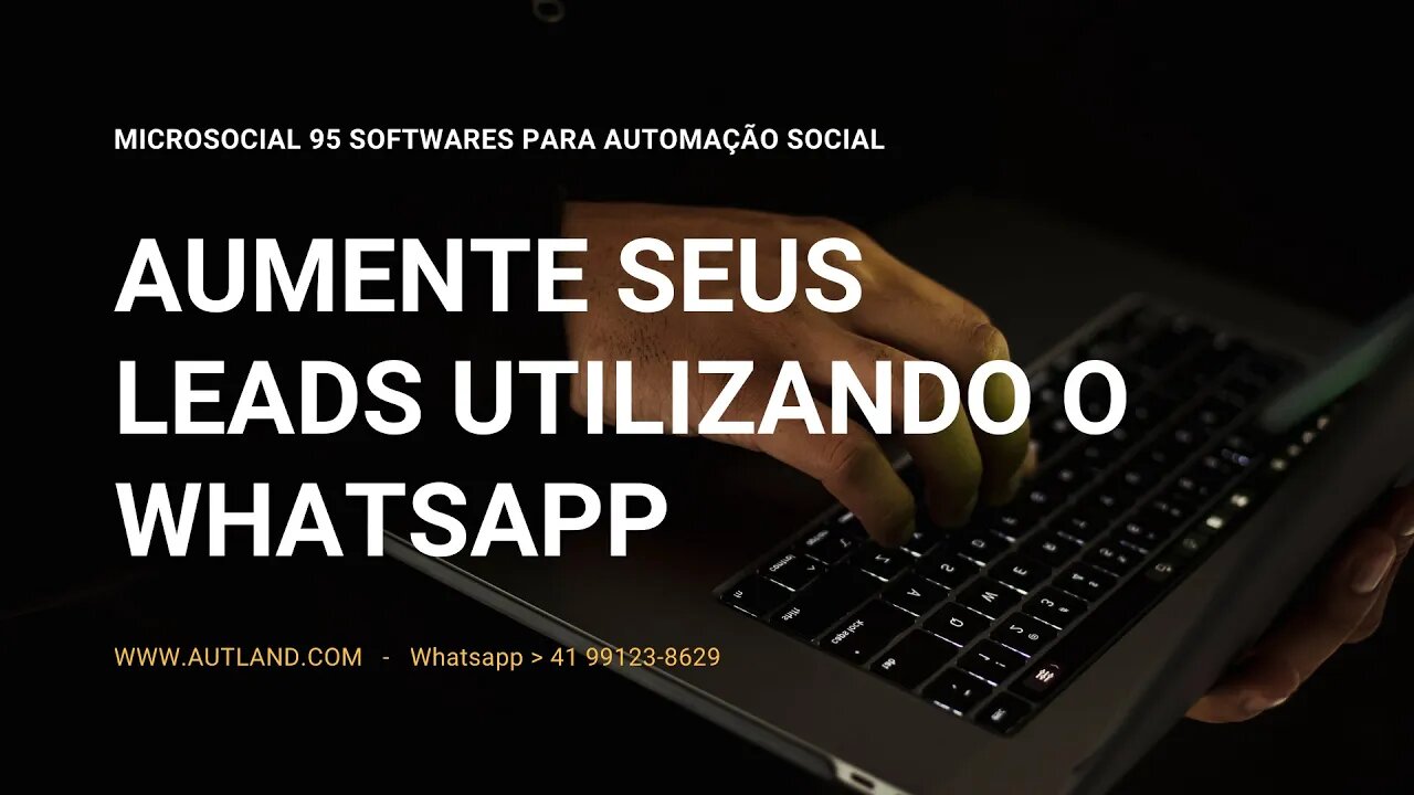 Programs para Whatsapp Marketing - Envios de Áudio, Vídeo, Texto Digitado, Microsocial - Eleandro