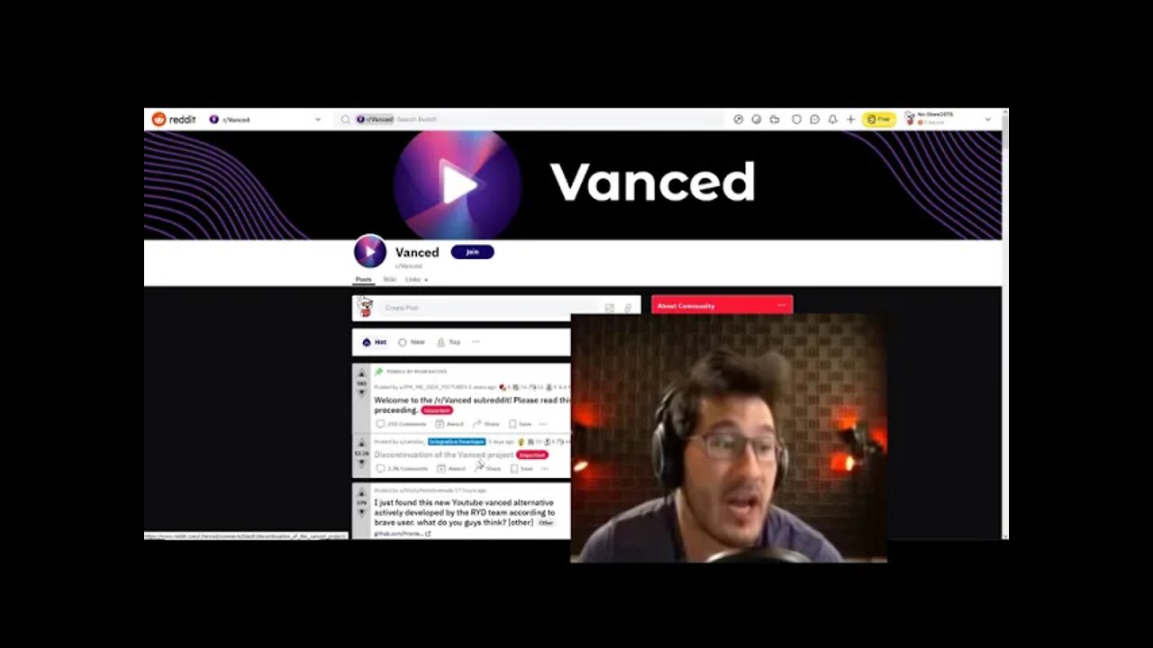 Markiplier Reacts To YT Vanced Shutting Down (joke)