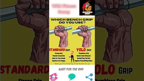 🔥Which bench grip do you use🔥#shorts🔥#wildfitnessgroup🔥31 July 2022🔥